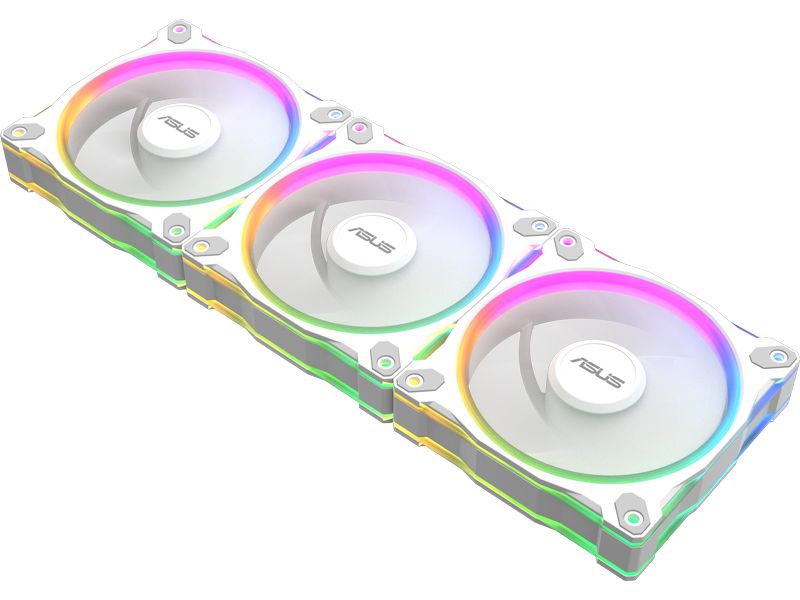 ASUS PC-Lüfter Prime MR120 Fan ARGB Reverse 3 in 1 Weiss