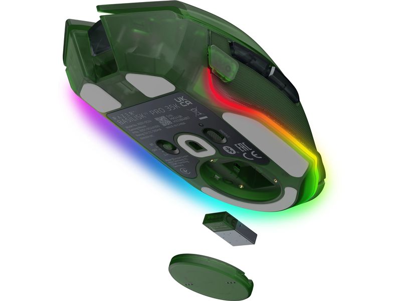 Razer Gaming-Maus Basilisk V3 Pro 35K – Phantom Green Edition