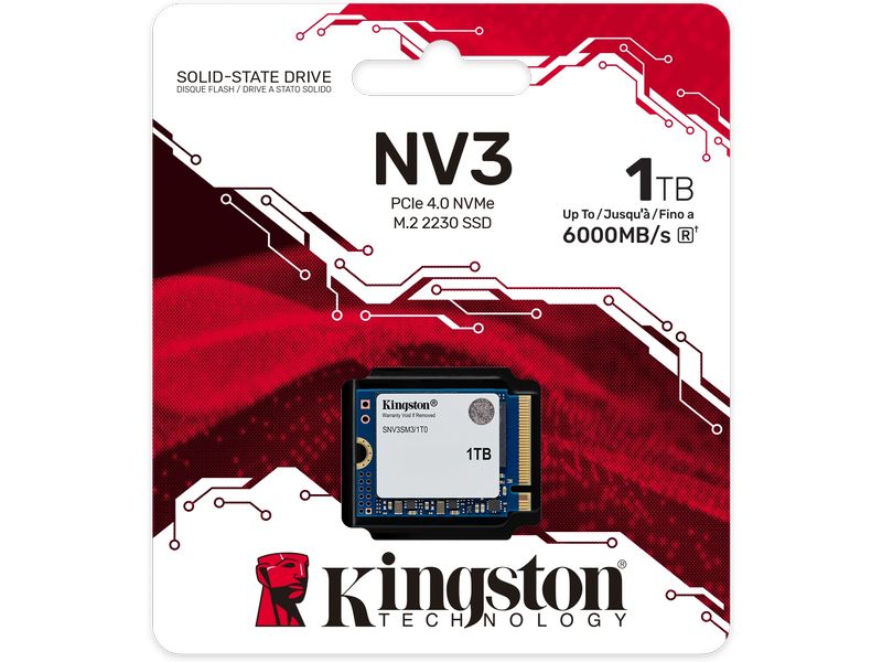 Kingston SSD NV3 1 TB M.2 2230 M.2 NVMe 1000 GB