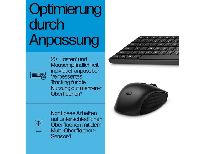 HP Tastatur-Maus-Set 655MK