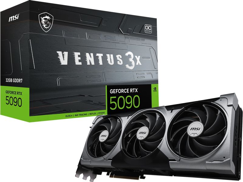 MSI Grafikkarte GeForce RTX 5090 32G VENTUS 3X OC