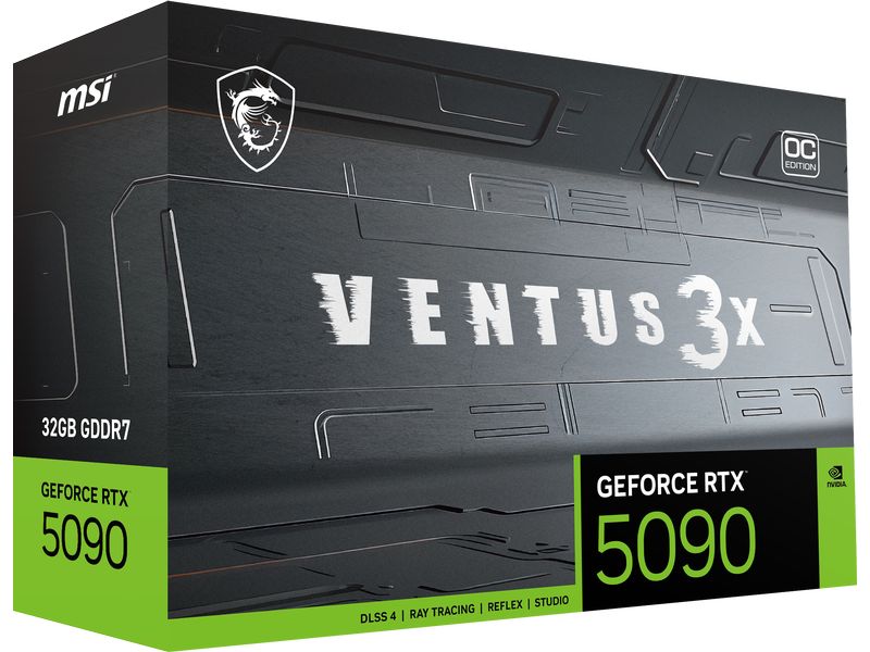 MSI Grafikkarte GeForce RTX 5090 32G VENTUS 3X OC