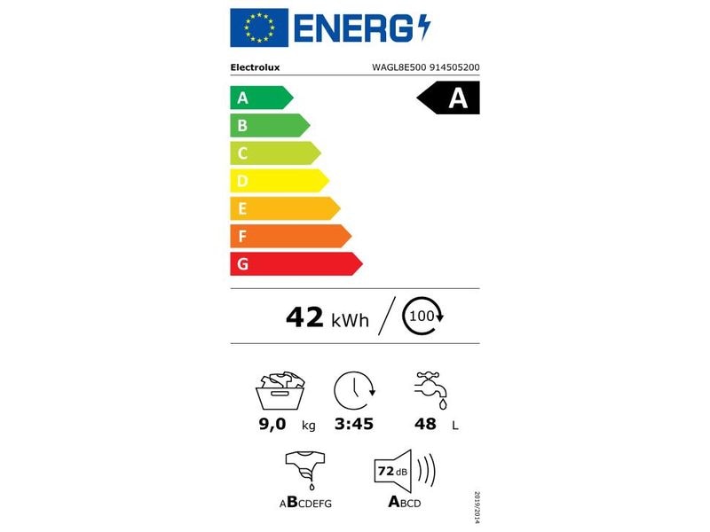Electrolux Waschmaschine WAGL8E500 Rechts