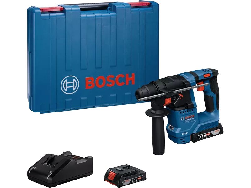 Bosch Professional Akku-Bohrhammer SDS plus GBH 18V-18 2x Akku Handwerkerkoffer