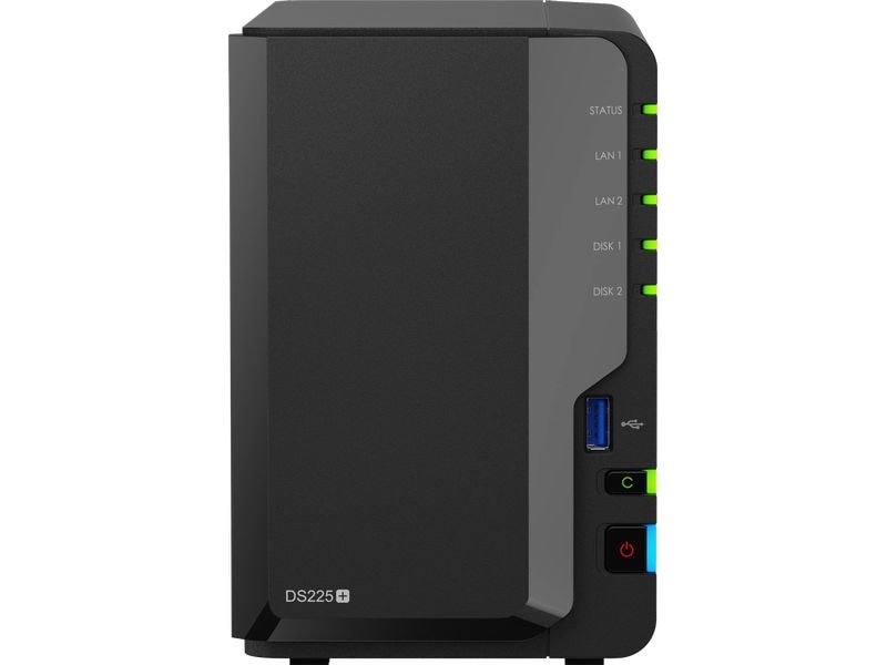 Synology NAS DiskStation DS225+ 2-bay HDD 16 TB