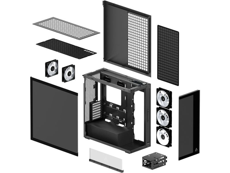 Arctic Cooling PC-Gehäuse ACPCC00015A Black Tinted