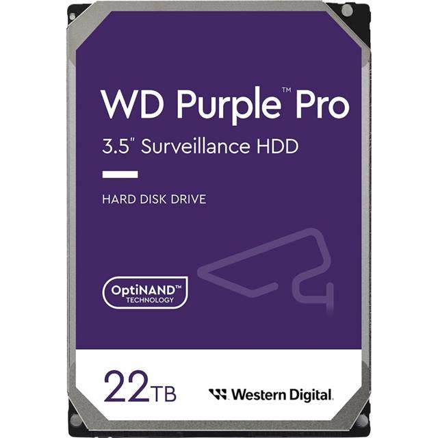 Western Digital Disque dur WD Purple Pro 3.5" SATA 22 TB