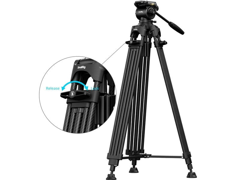 Smallrig FSD14 FreeSpeed Hochleistungs-Kohlefaserstativ