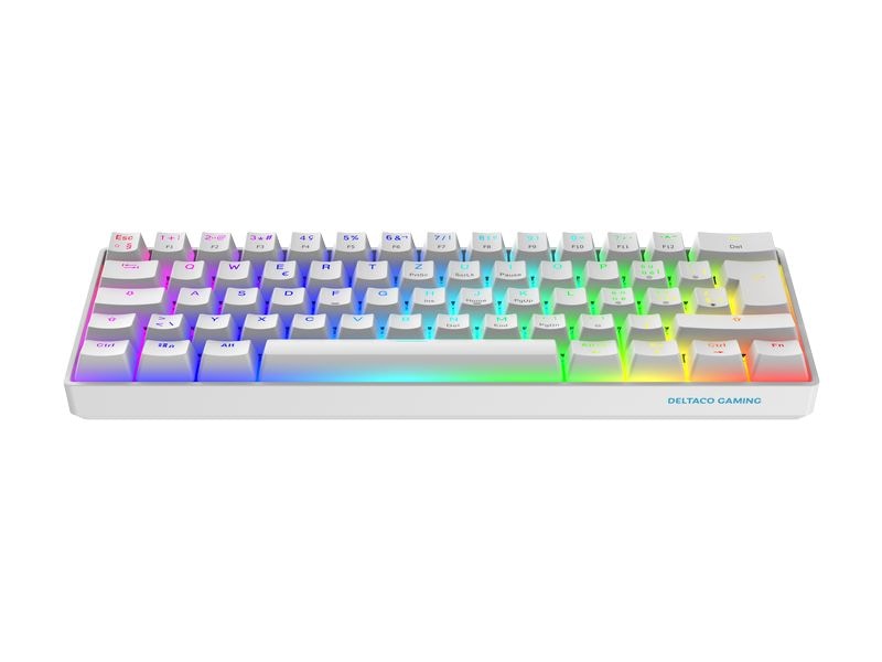 DELTACO Gaming-Tastatur GAM-175-C Hot-Swap Weiss