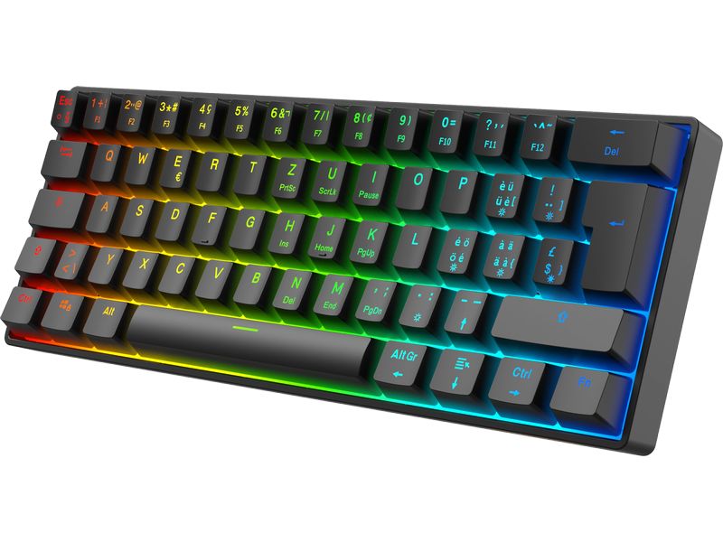 DELTACO Gaming-Tastatur GAM-175-C Hot-Swap Schwarz