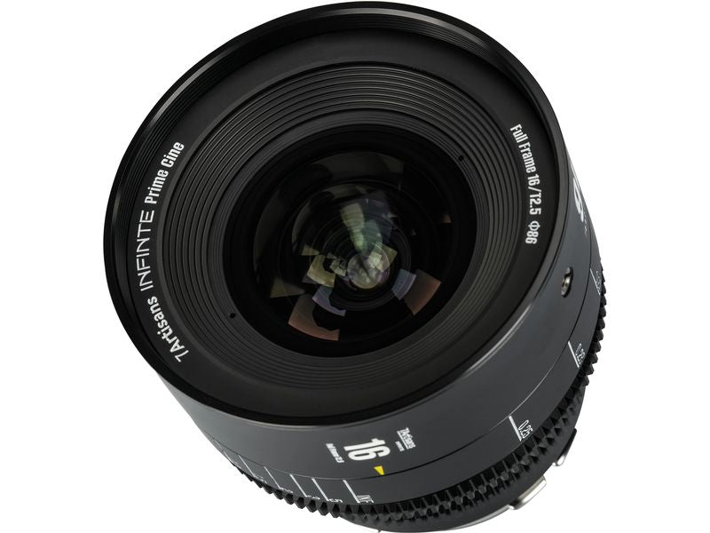 7Artisans Festbrennweite 16mm T/2.5 INFINTE Schwarz – Arri PL