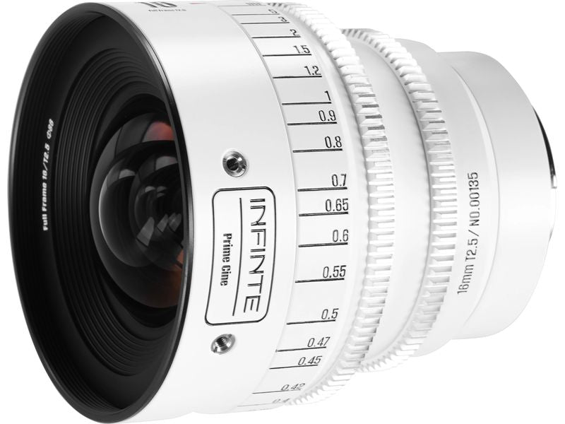 7Artisans Festbrennweite 16mm T/2.5 INFINTE Weiss – Canon EF