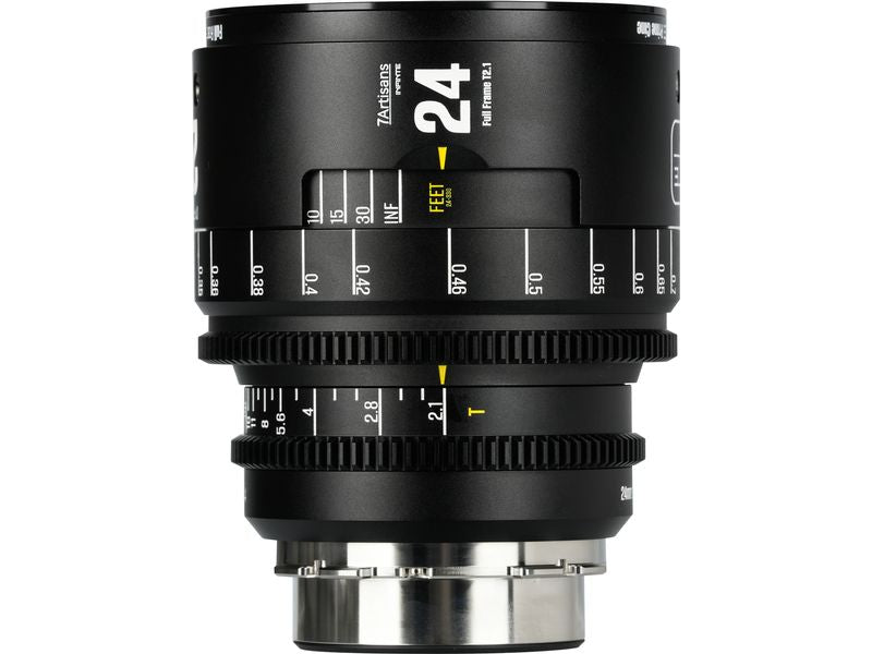 7Artisans Festbrennweite 24mm T/2.1 INFINTE Schwarz – Arri PL