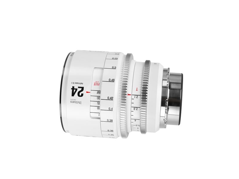 7Artisans Festbrennweite 24mm T/2.1 INFINTE Weiss – Arri PL