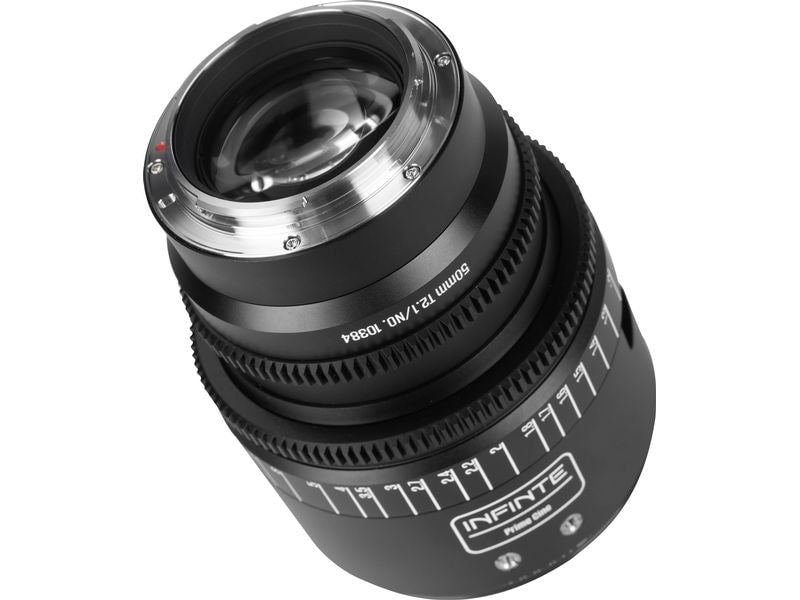 7Artisans Festbrennweite 50mm T/2.1 INFINTE Schwarz – Canon EF