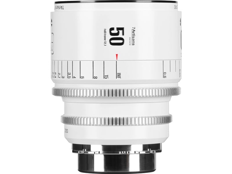 7Artisans Festbrennweite 50mm T/2.1 INFINTE Weiss – Arri PL