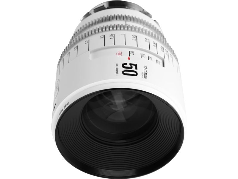 7Artisans Festbrennweite 50mm T/2.1 INFINTE Weiss – Arri PL