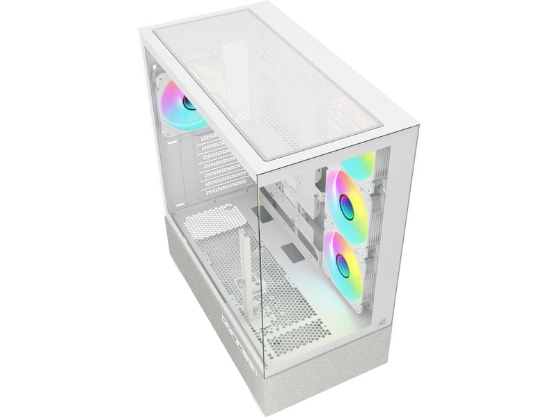 Sharkoon PC-Gehäuse AK7 ARGB Weiss