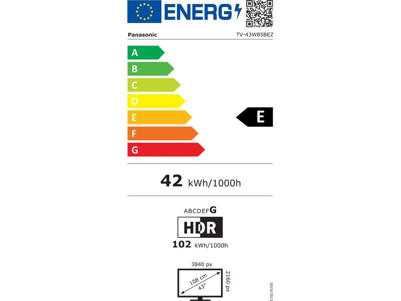 Panasonic TV TV-43W85BEZ 43
