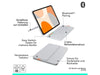 Logitech Tablet Tastatur Cover Flip Folio iPad Pro & Air13