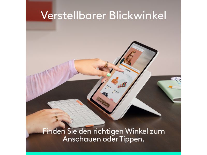 Logitech Tablet Tastatur Cover Flip Folio iPad Pro & Air13