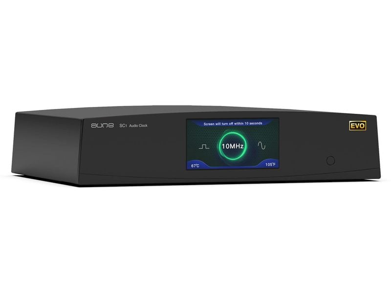 Aune SC1 EVO Hochpräzise 10 MHz Masterclock Schwarz