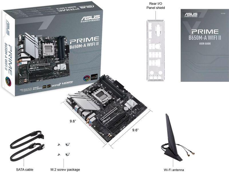 ASUS Mainboard PRIME B650M-A WIFI II