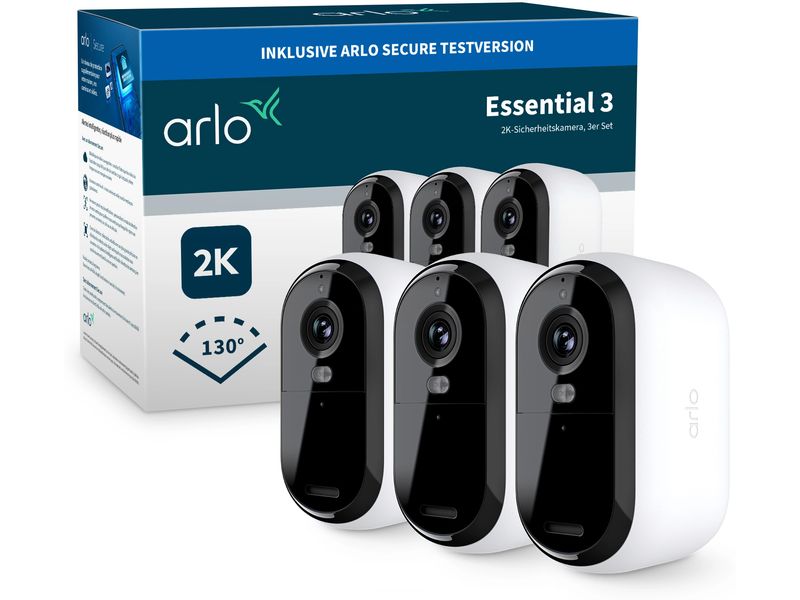 Arlo Essential 3 2K (3er Set)