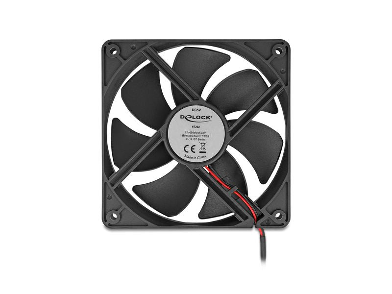 Delock PC-Lüfter 5 V DC, 120 x 120 x 25 mm