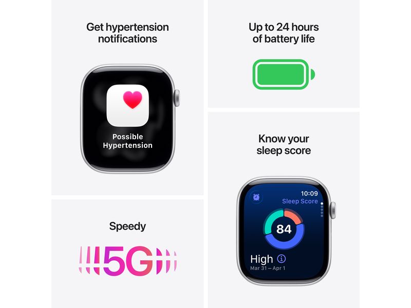 Apple Watch Series 11 42 mm LTE Slate Titanium Milanese Loop