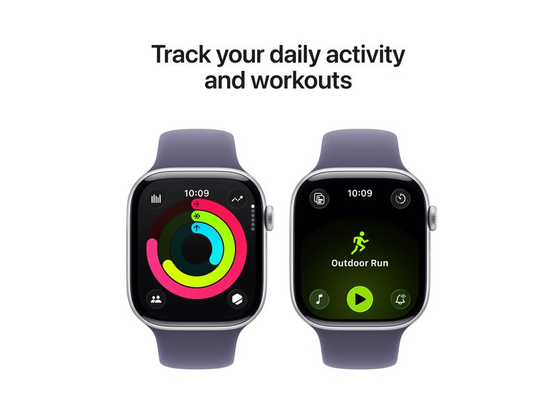 Apple Watch Series 11 46 mm GPS Silver Alu Sport Band M/L