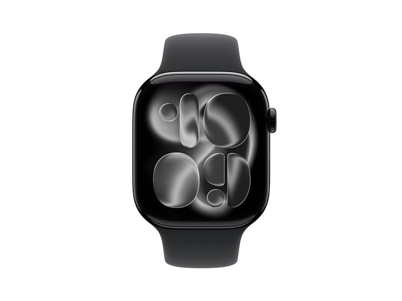 Apple Watch Series 11 46 mm LTE Jet Black Alu Black Sport Band M/L