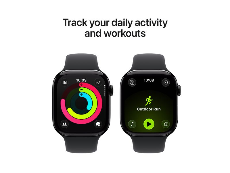 Apple Watch Series 11 46 mm LTE Jet Black Alu Black Sport Band M/L