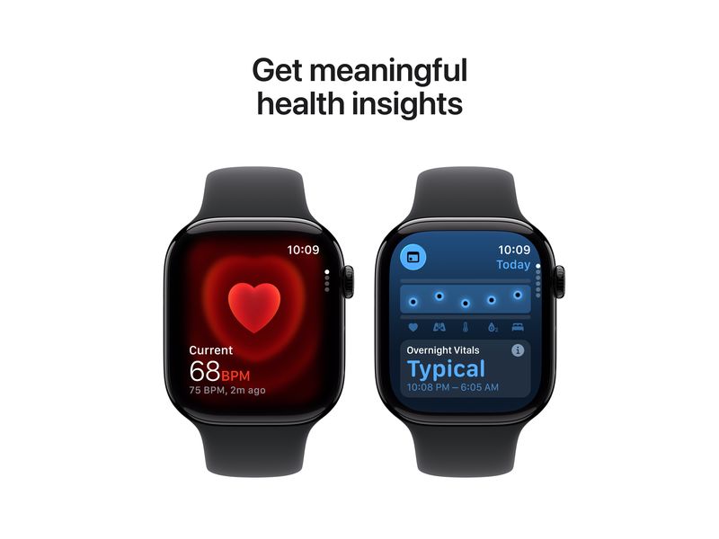 Apple Watch Series 11 46 mm LTE Jet Black Alu Black Sport Band M/L