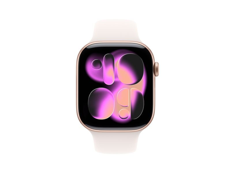 Apple Watch Series 11 46 mm LTE Gold Titan Light Blush Sport S/M
