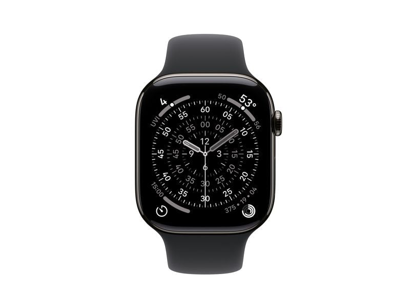Apple Watch Series 11 46 mm LTE Slate Titanium Black Sport S/M