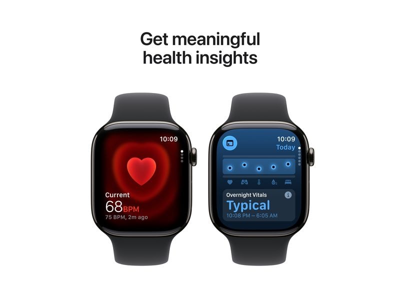 Apple Watch Series 11 46 mm LTE Slate Titanium Black Sport S/M