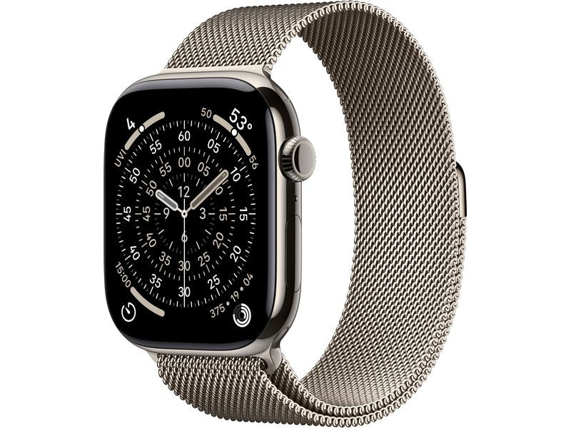 Apple Watch Series 11 46 mm LTE Nat Titanium Milanese Loop S/M