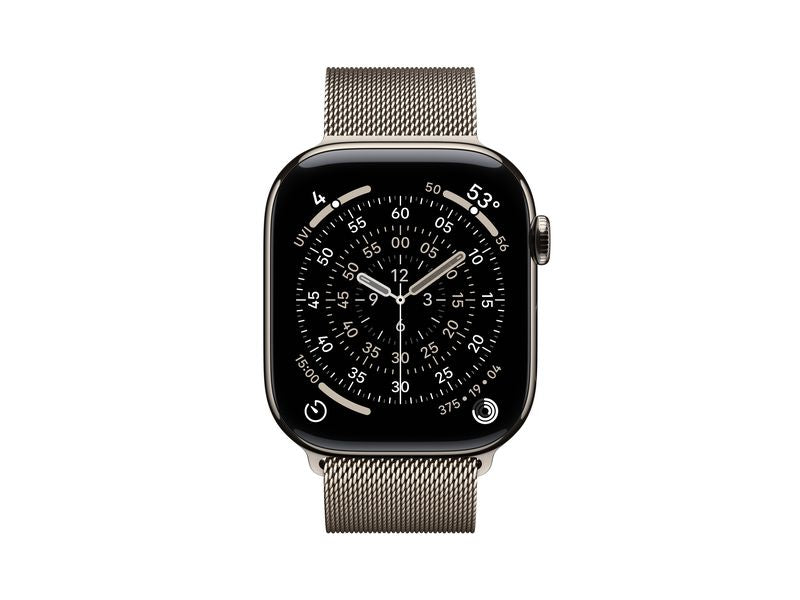 Apple Watch Series 11 46 mm LTE Nat Titanium Milanese Loop M/L