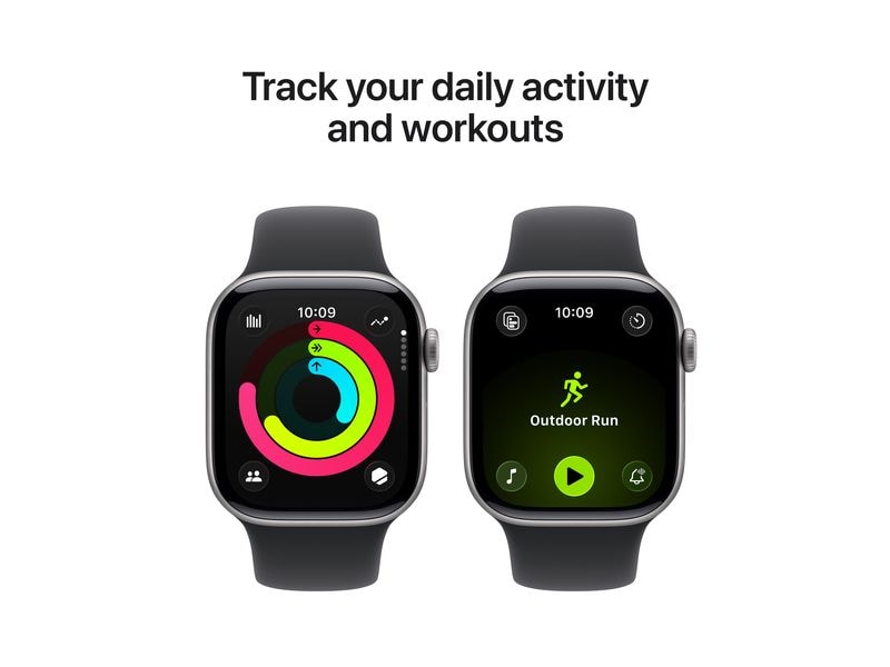 Apple Watch Series 11 42 mm GPS Space Grey Alu Sport Band M/L