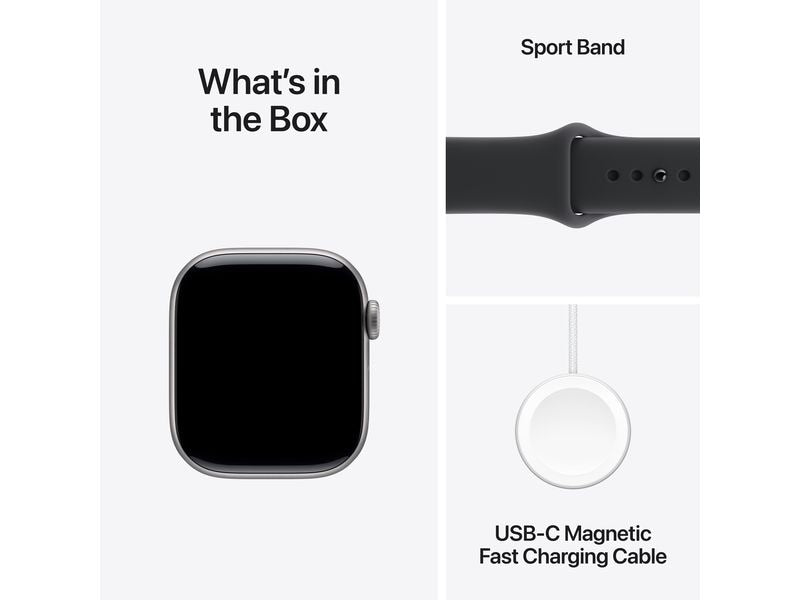 Apple Watch Series 11 42 mm GPS Space Grey Alu Sport Band S/M