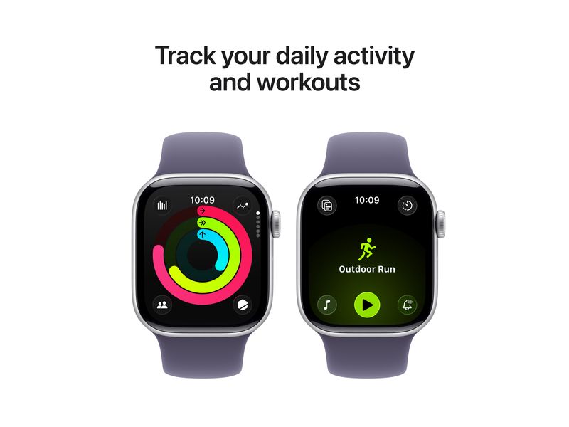 Apple Watch Series 11 42 mm GPS Silver Alu Sport Band S/M