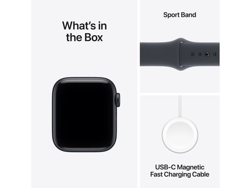 Apple Watch SE 3 40 mm GPS Sport Band Midnight M/L
