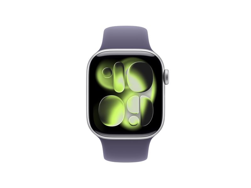 Apple Watch Series 11 42 mm LTE Silver Alu Purple Fog Sport M/L
