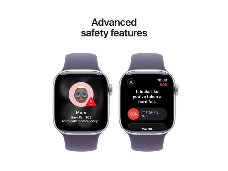 Apple Watch Series 11 42 mm LTE Silver Alu Purple Fog Sport S/M