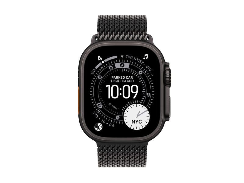 Apple Watch Ultra 3 Black Titanium Milanese Loop M
