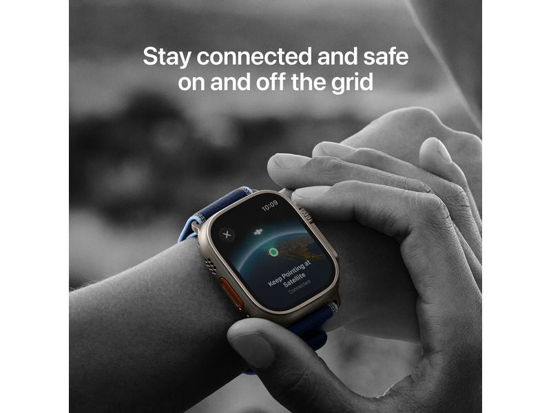 Apple Watch Ultra 3 Black Titanium Black Alpine Loop S