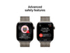 Apple Watch Series 11 42 mm LTE Nat Titanium Milanese Loop