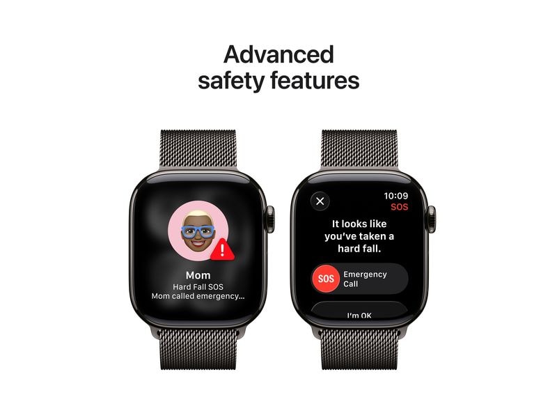 Apple Watch Series 11 42 mm LTE Slate Titanium Milanese Loop
