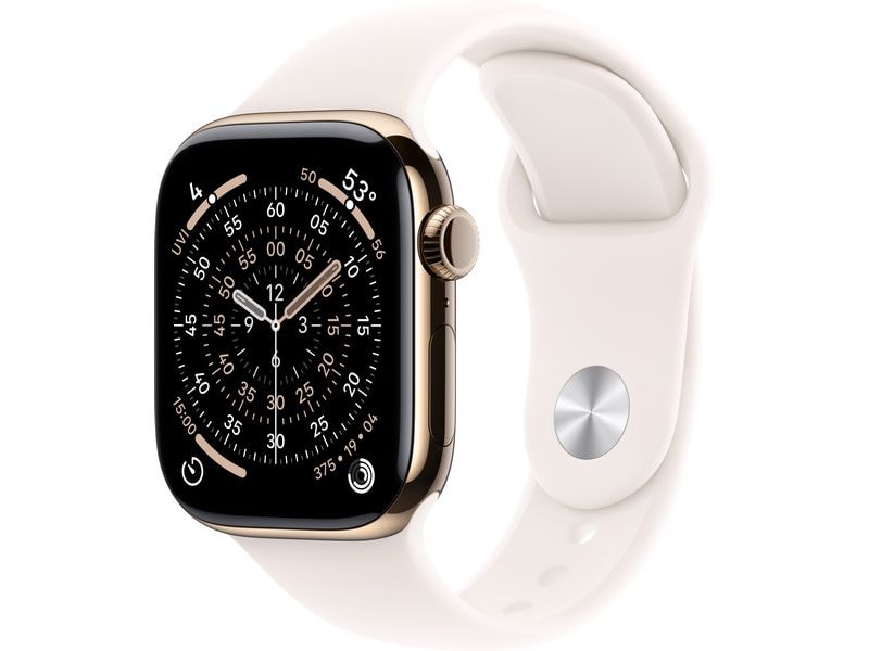 Apple Watch Series 11 42 mm LTE Gold Titanium Light Blush S/M